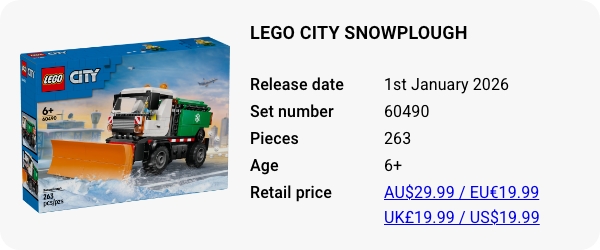 LEGO 60490 - LEGO City Snowplough