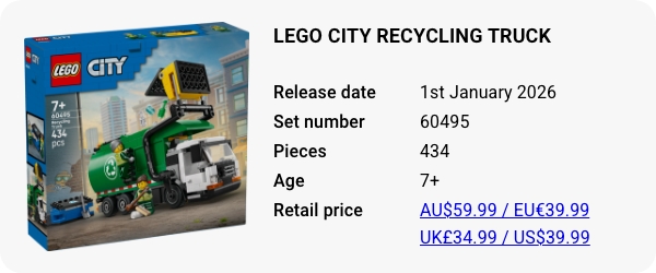 LEGO 60495 - LEGO City Recycling Truck
