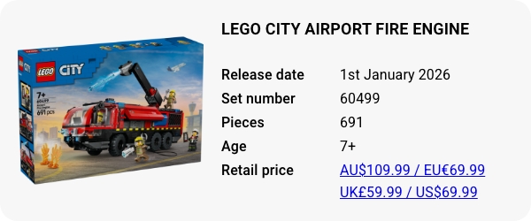 LEGO 60499 - LEGO City Airport Fire Engine