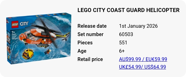 LEGO 60503 - LEGO City Coast Guard Helicopter