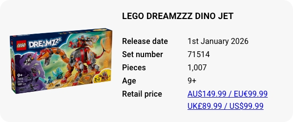 LEGO 71514 - LEGO DREAMZzz Dino Jet