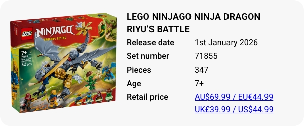 LEGO 71855 - LEGO NINJAGO Ninja Dragon Riyu’s Battle
