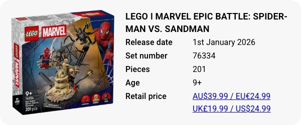 LEGO 76334 - LEGO ǀ Marvel Epic Battle Spider-Man vs. Sandman