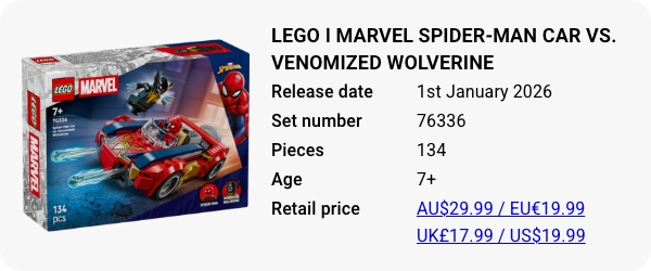 LEGO 76336 - LEGO ǀ Marvel Spider-Man Car vs. Venomized Wolverine