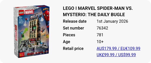 LEGO 76342 - LEGO ǀ Marvel Spider-Man vs. Mysterio The Daily Bugle
