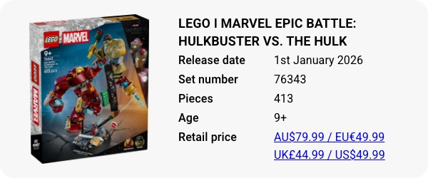 LEGO 76343 - LEGO ǀ Marvel Epic Battle Hulkbuster vs. The Hulk