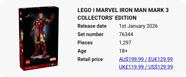 LEGO 76344 - LEGO ǀ Marvel Iron Man Mark 3 Collectors’ Edition