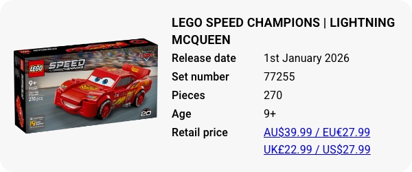 LEGO 77255 - LEGO Speed Champions Lightning McQueen