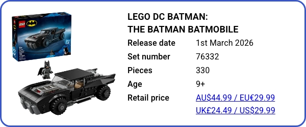 76332 - LEGO BATMAN The Batman Batmobile