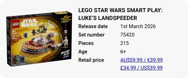 75420 LEGO Star Wars SMART Play- Luke’s Landspeeder