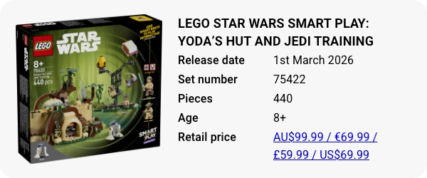 75422 LEGO Star Wars SMART Play- Yoda’s Hut and Jedi Training