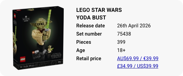 75438 LEGO Star Wars Yoda Bust