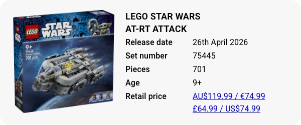75445 LEGO Star Wars AT-RT Attack
