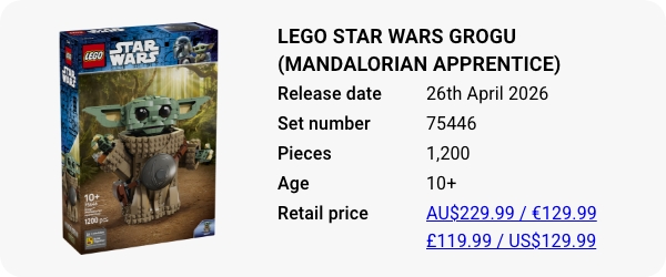 75446 LEGO Star Wars Grogu (Mandalorian Apprentice)
