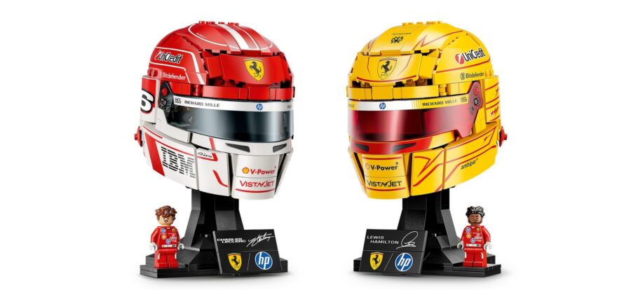 LEGO Editions Scuderia Ferrari HP Helmets