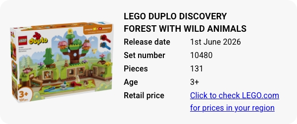 10480 LEGO DUPLO Discovery Forest with Wild Animals