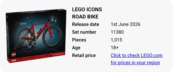 11380 LEGO Icons Road Bike