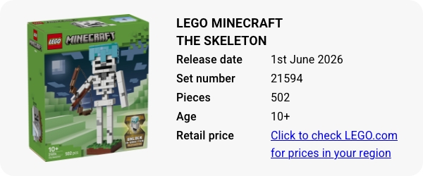 21594 LEGO Minecraft The Skeleton