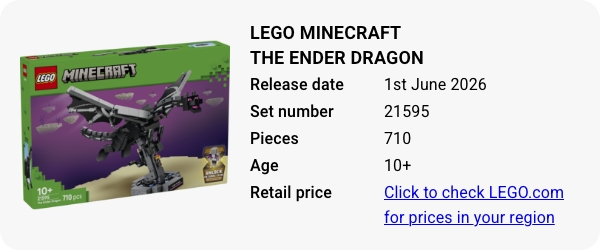 21595 LEGO Minecraft The Ender Dragon