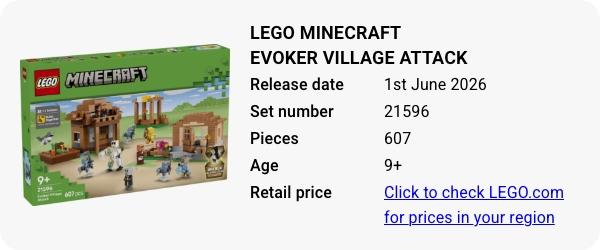 21596 LEGO Minecraft Evoker Village Attack
