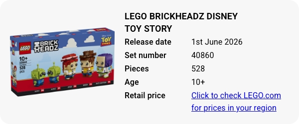 40860 LEGO BrickHeadz Disney Toy Story