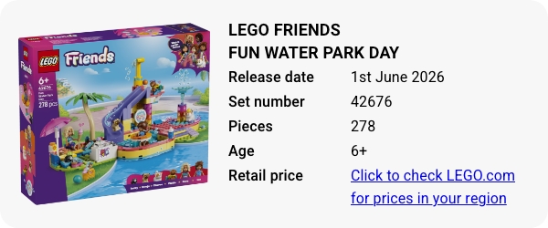 42676 - LEGO Friends Fun Water Park Day
