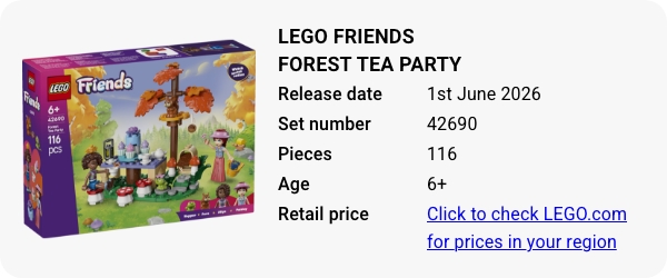 42690 LEGO Friends Forest Tea Party