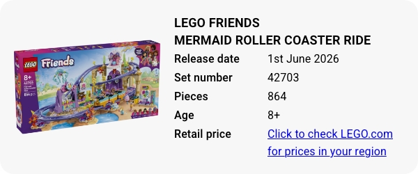 42703 LEGO Friends Mermaid Roller Coaster Ride