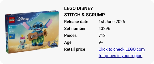 43296 LEGO Disney Stitch & Scrump