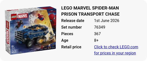 76349 LEGO Marvel Spider-Man Prison Transport Chase