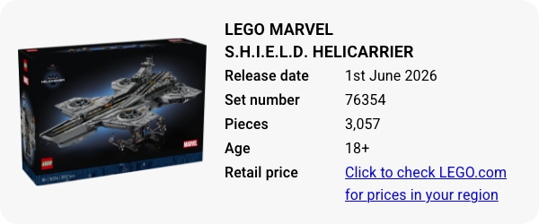 76354 LEGO Marvel S.H.I.E.L.D. Helicarrier