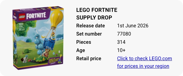 77080 LEGO Fortnite Supply Drop