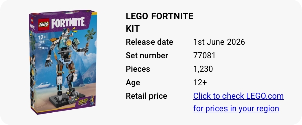 77081 LEGO Fortnite KIT