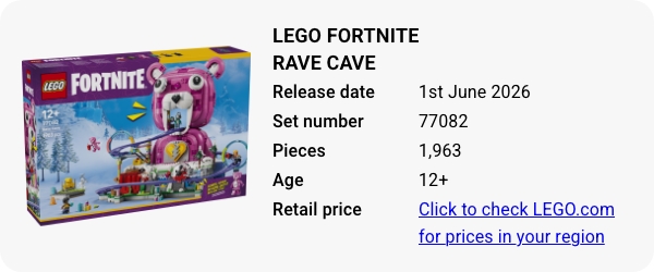 77082 LEGO Fortnite Rave Cave