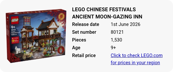 80121 LEGO Chinese Festivals Ancient Moon-Gazing Inn