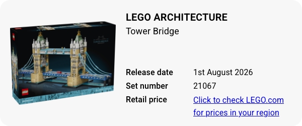 21067 LEGO Architecture Tower Bridge