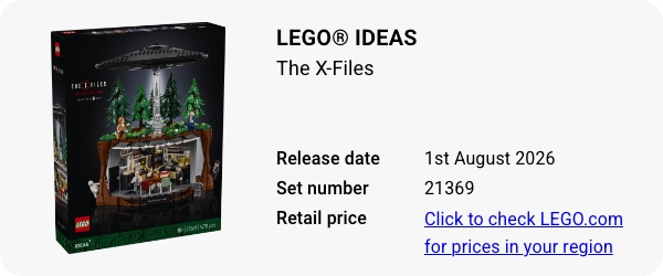21369 LEGO Ideas The X-Files
