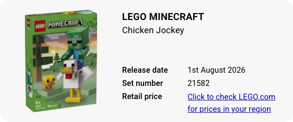 21582 LEGO Minecraft Chicken Jockey