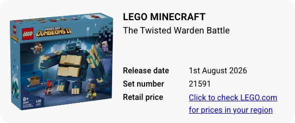 21591 LEGO Minecraft The Twisted Warden Battle