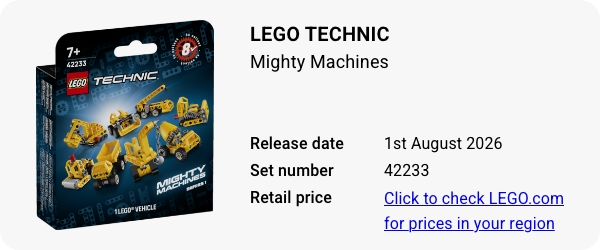 42233 LEGO Technic Mighty Machines