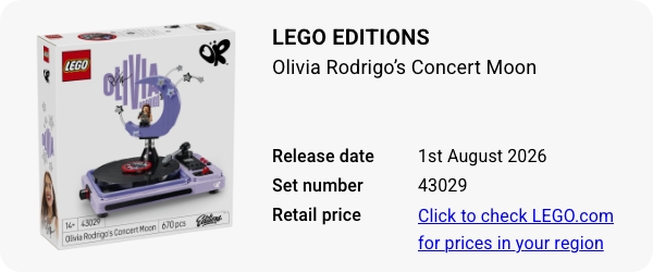 43029 LEGO Editions Olivia Rodrigo’s Concert Moon