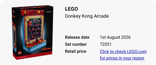 72051 LEGO Donkey Kong Arcade