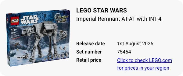 75454 LEGO Star Wars Imperial Remnant AT-AT with INT-4