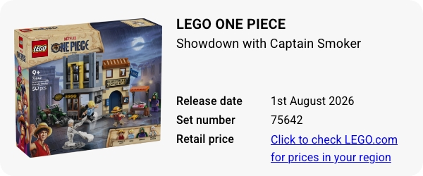 75642 LEGO ONE PIECE Showdown with Captain Smoker