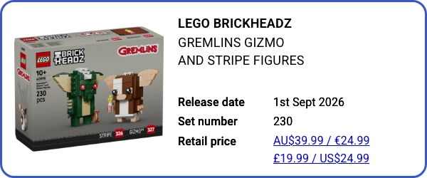 40919 LEGO BrickHeadz Gremlins Gizmo and Stripe Figures B