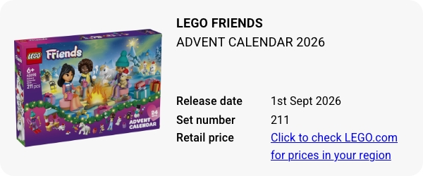 42698 LEGO Friends Advent Calendar 2026