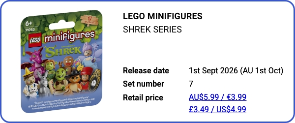 71053 LEGO Minifigures Shrek Series B