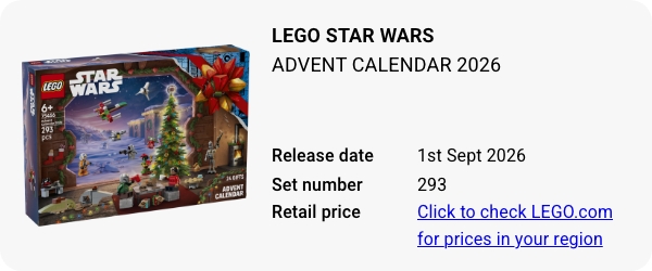 75456 LEGO Star Wars Advent Calendar 2026