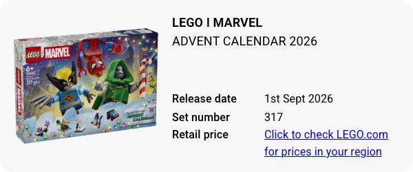 76340 LEGO ǀ Marvel Advent Calendar 2026