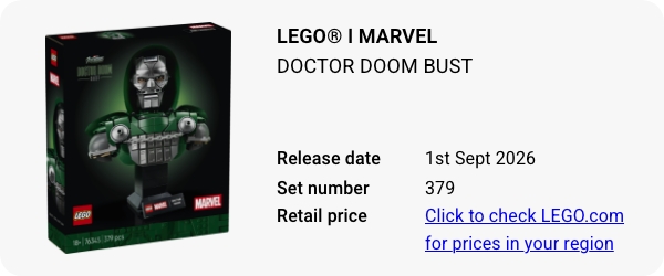 76345 LEGO ǀ Marvel Doctor Doom Bust W